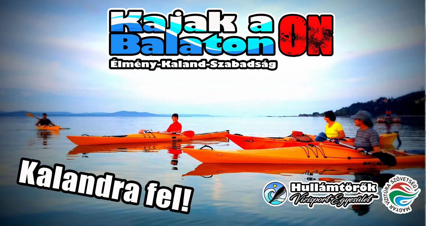 Aktív szabadidőtöltés kajakkal a Balatonon